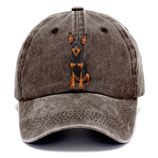 Miniature Pinscher Classic Cap – Brown