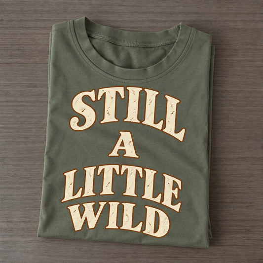Still A Little Wild Pastimes Companions Classic T-shirt – Army Green