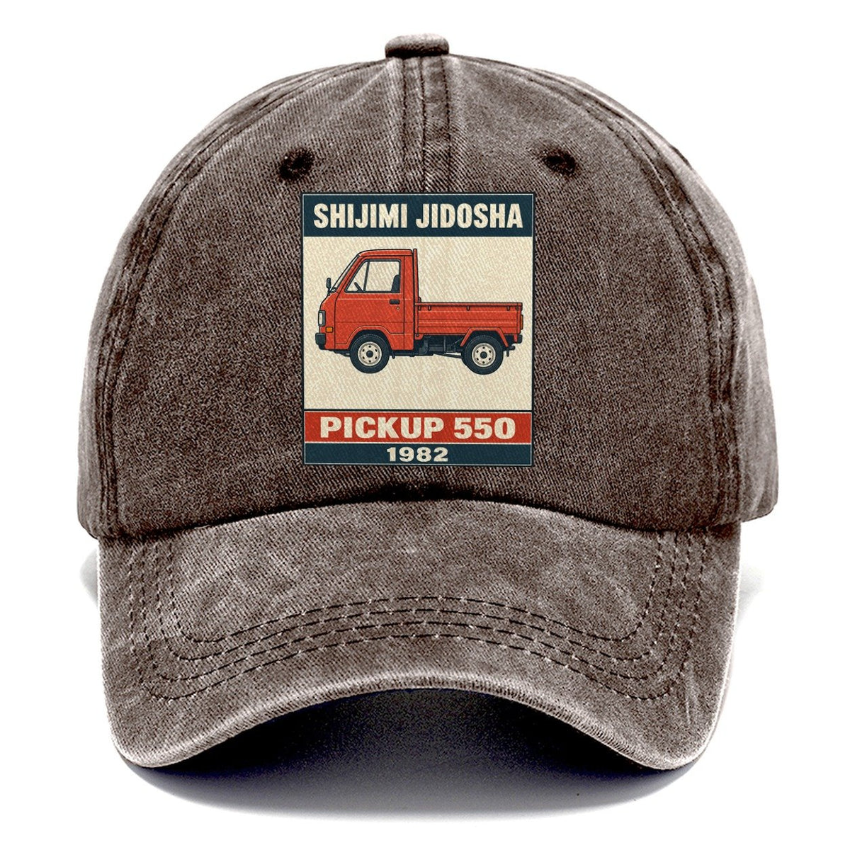 Shijimi Pickup Showa Speed Plates Classic Cap – Brown