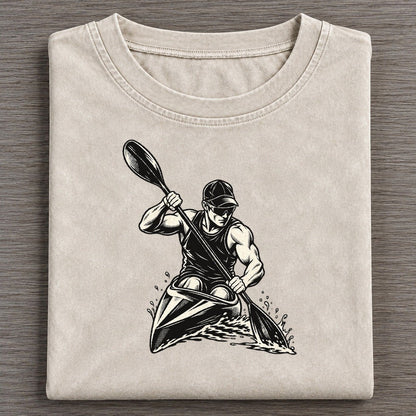 Kayak Sprint Power Stroke Global Sports Ink Figures Vintage T-shirt – Off White