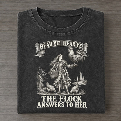 The Flock Keeper And The Rooster Royal Decree Vintage T-shirt – Black