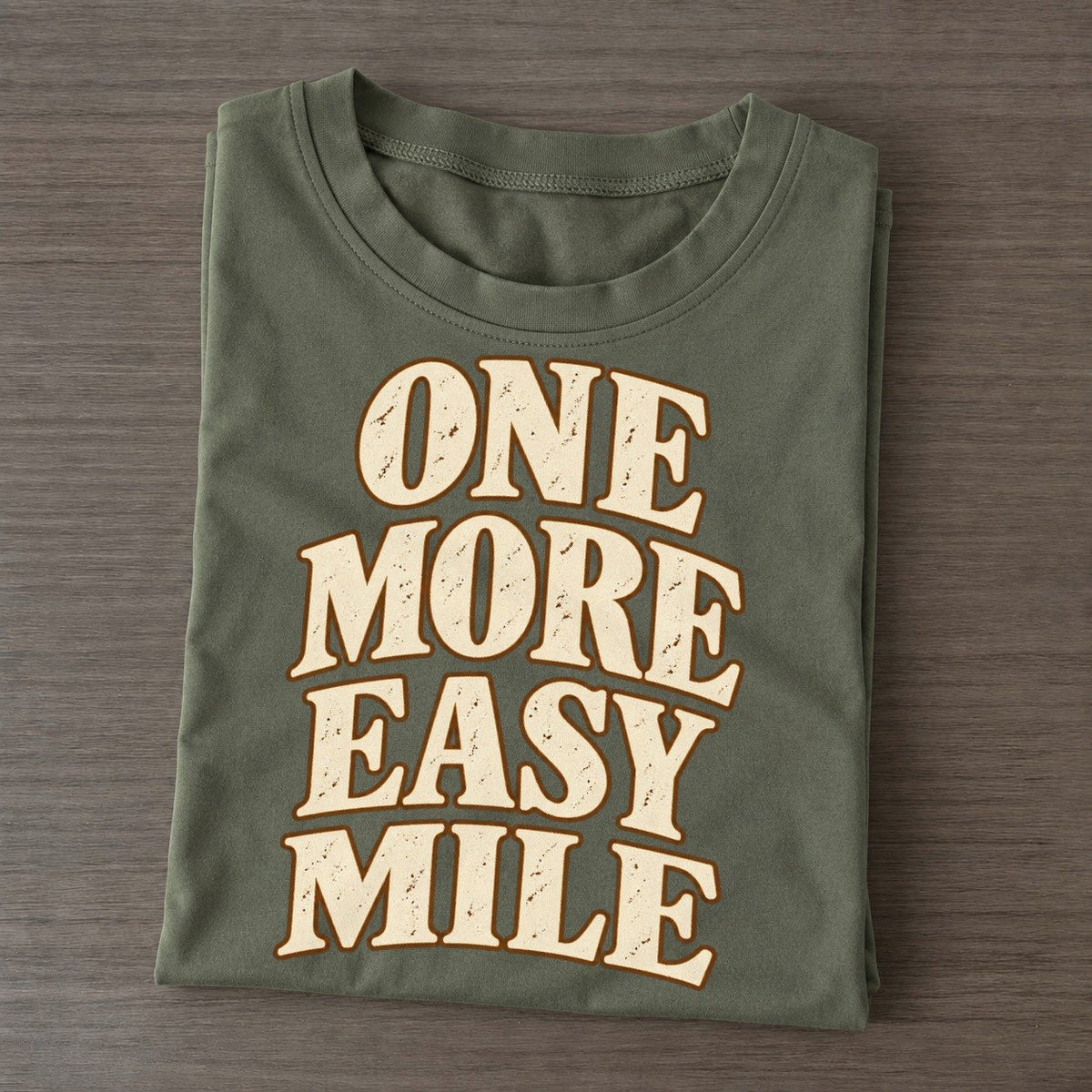 One More Easy Mile Pastimes Companions Classic T-shirt – Army Green
