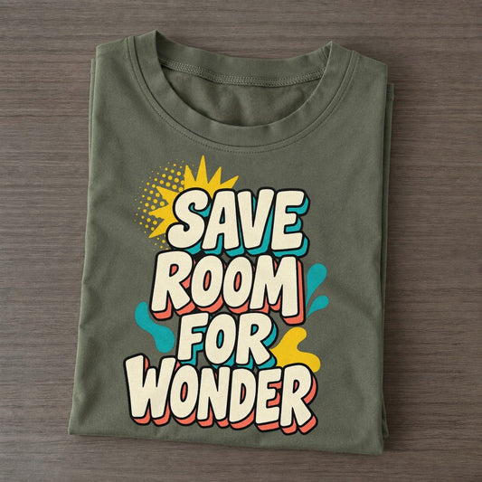 Save Room For Wonder Classic T-shirt – Army Green
