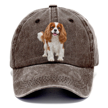 Cavalier King Charles Spaniel Standing Top Breeds Classic Cap – Brown
