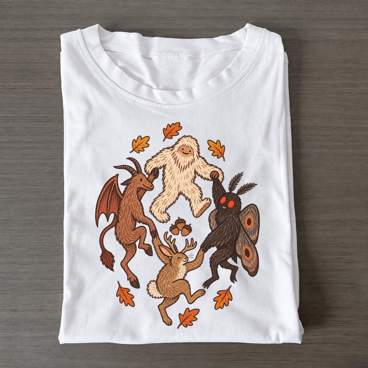 Harvest Stomp Cryptid Hoedown Classic T-shirt – White