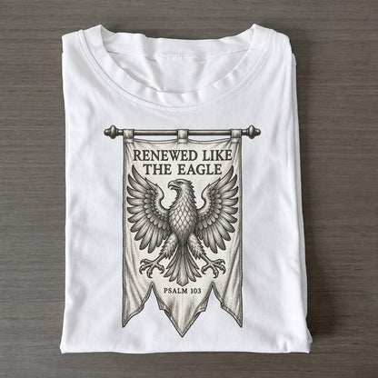 Renewed Like The Eagle Beast And Banner Classic T-shirt – White