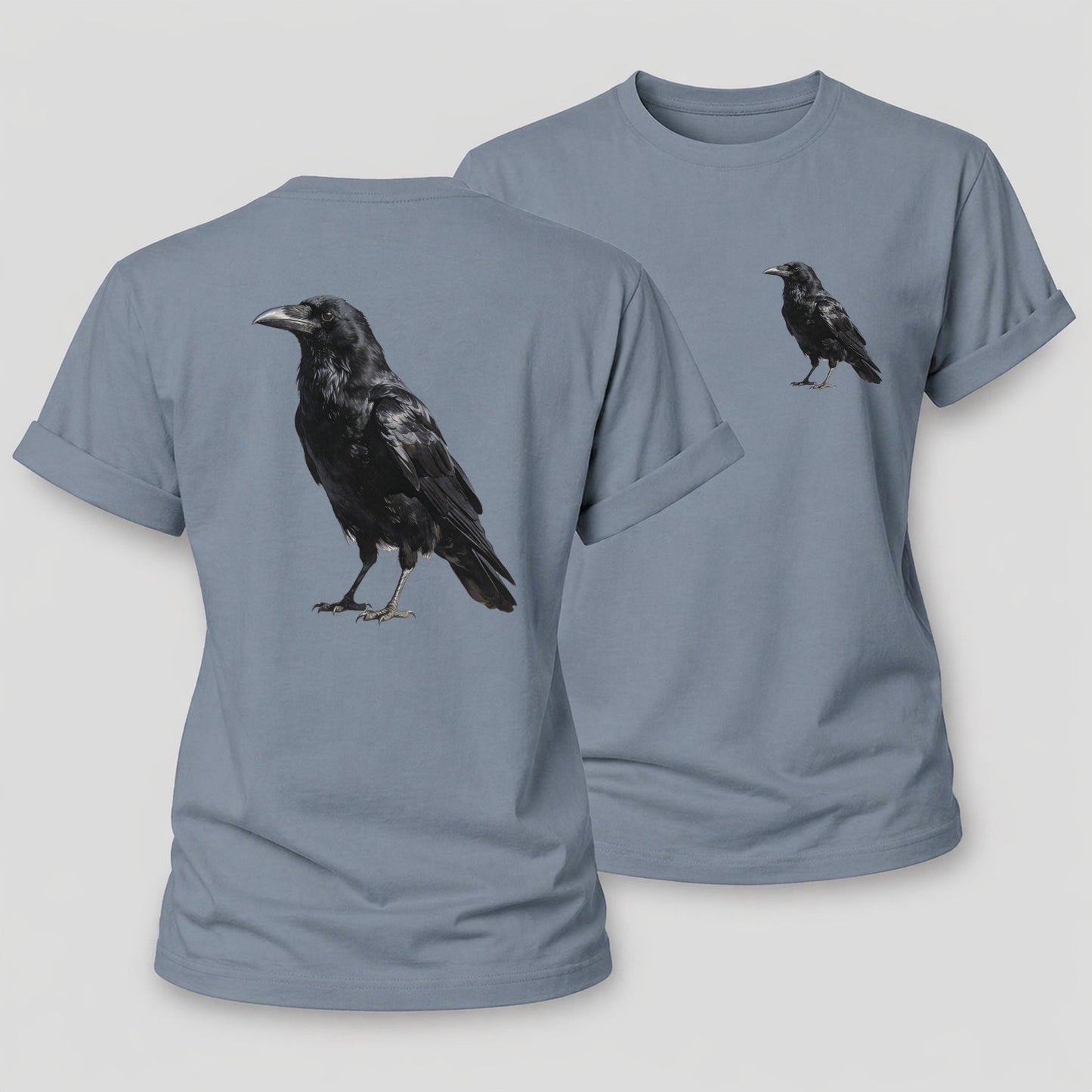 Raven Women's Cotton T-Shirt – Aegean Blue