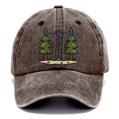 Park Wire Antenna Amateur Radio Classic Cap – Brown