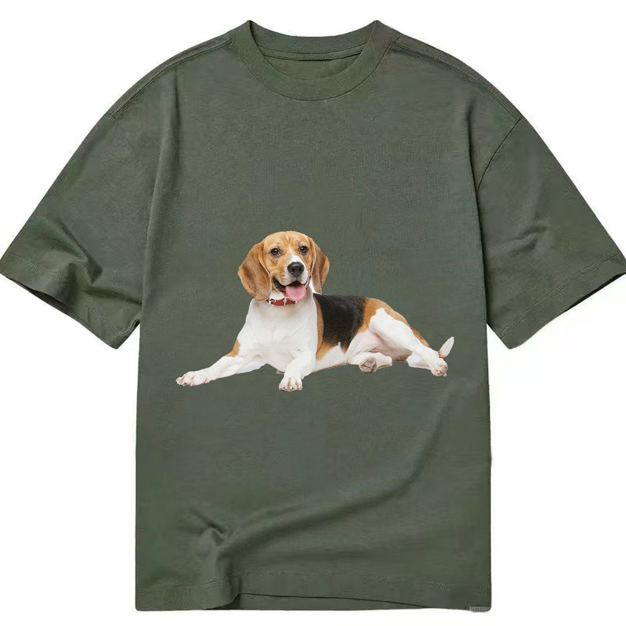 Beagle Classic T-shirt – Army Green