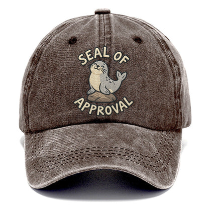 Seal Animal Puns Classic Cap – Brown