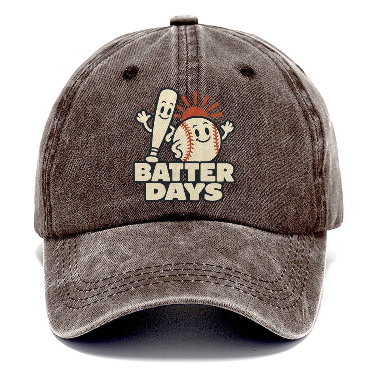 Batter Days Familiar Punchlines Classic Cap – Brown