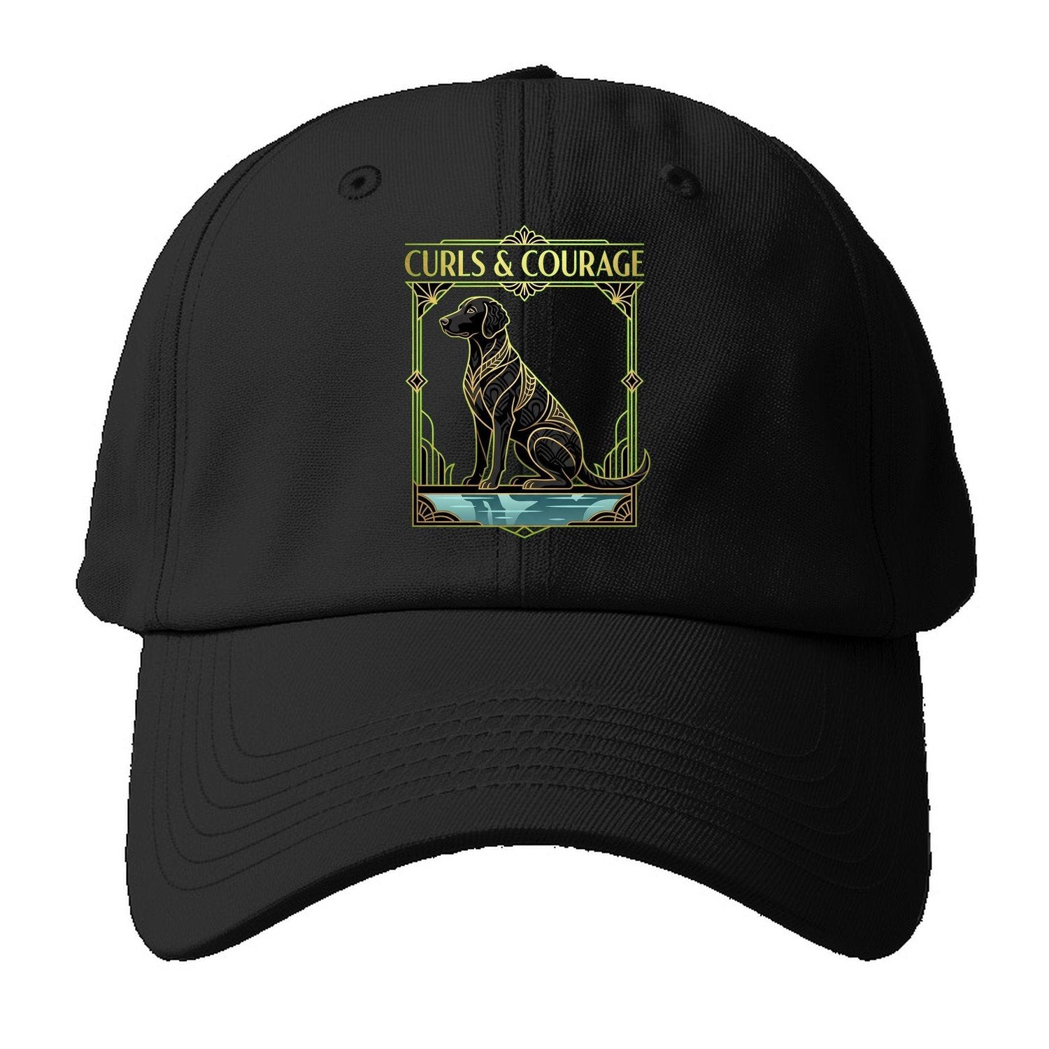 Curls And Courage Baseball Cap – Black