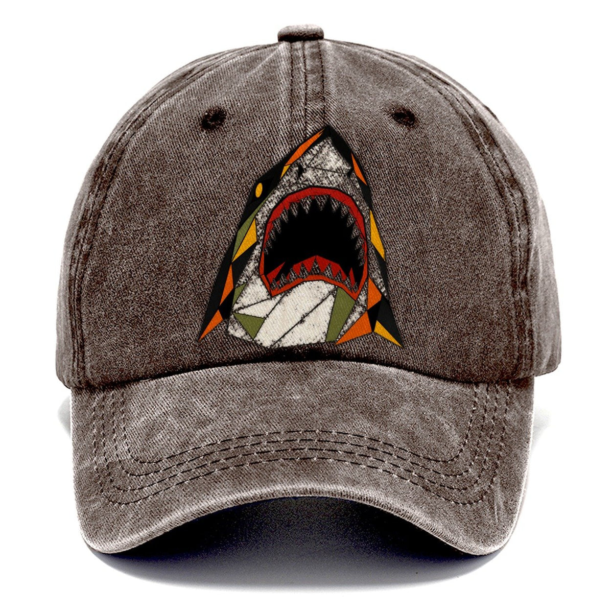 Great Shark Rising Classic Cap – Brown