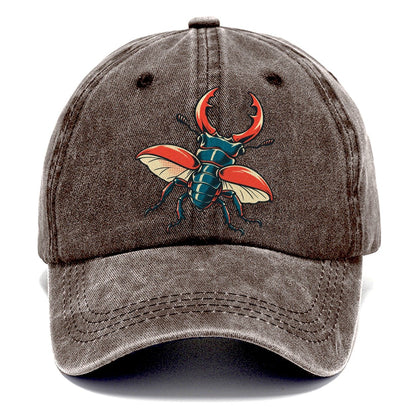 Stag Beetle Rise Classic Cap – Brown