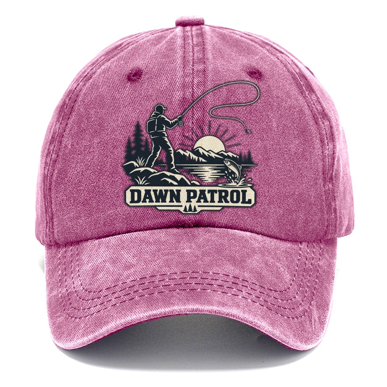 Dawn Patrol Angler Fishing Elegant Classic Cap – Dusty Rose