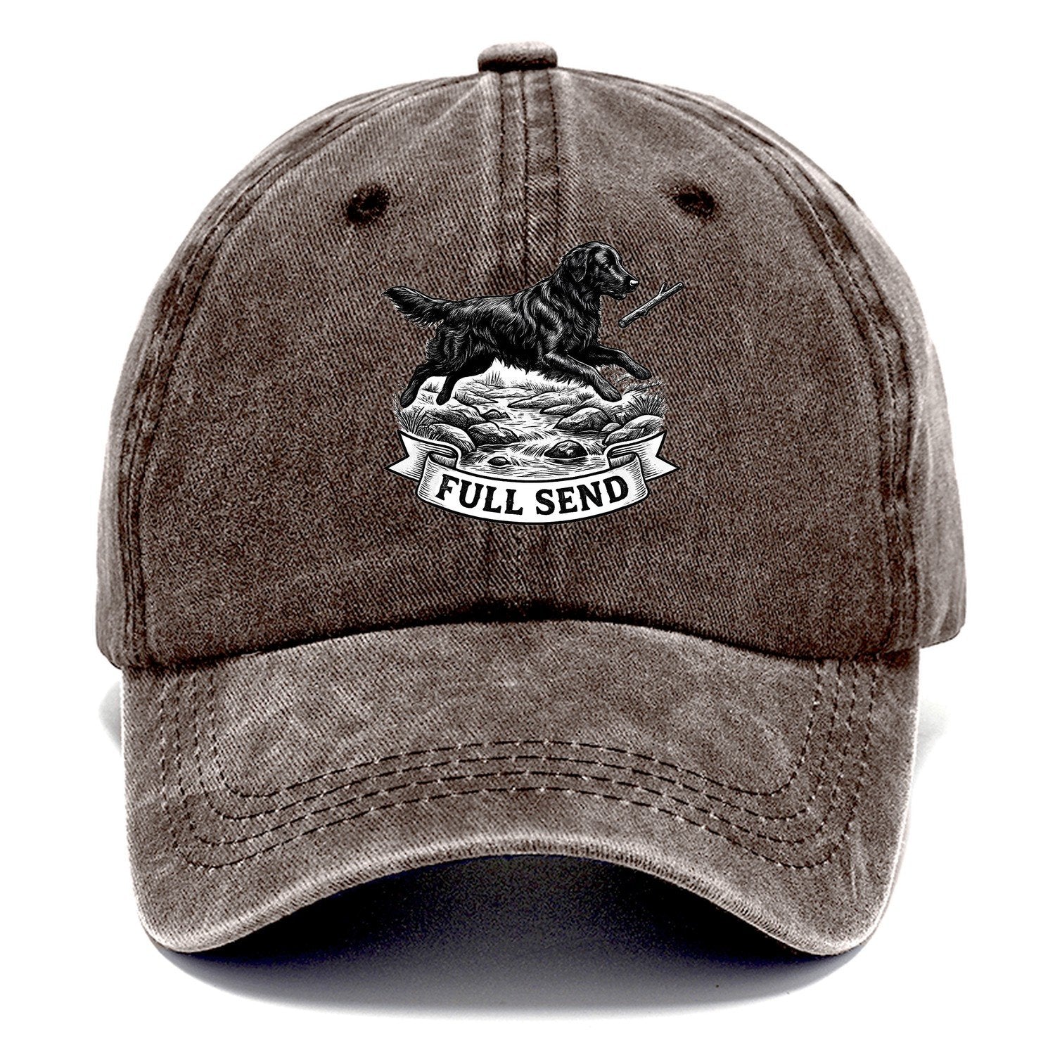 Full Send Classic Cap – Brown