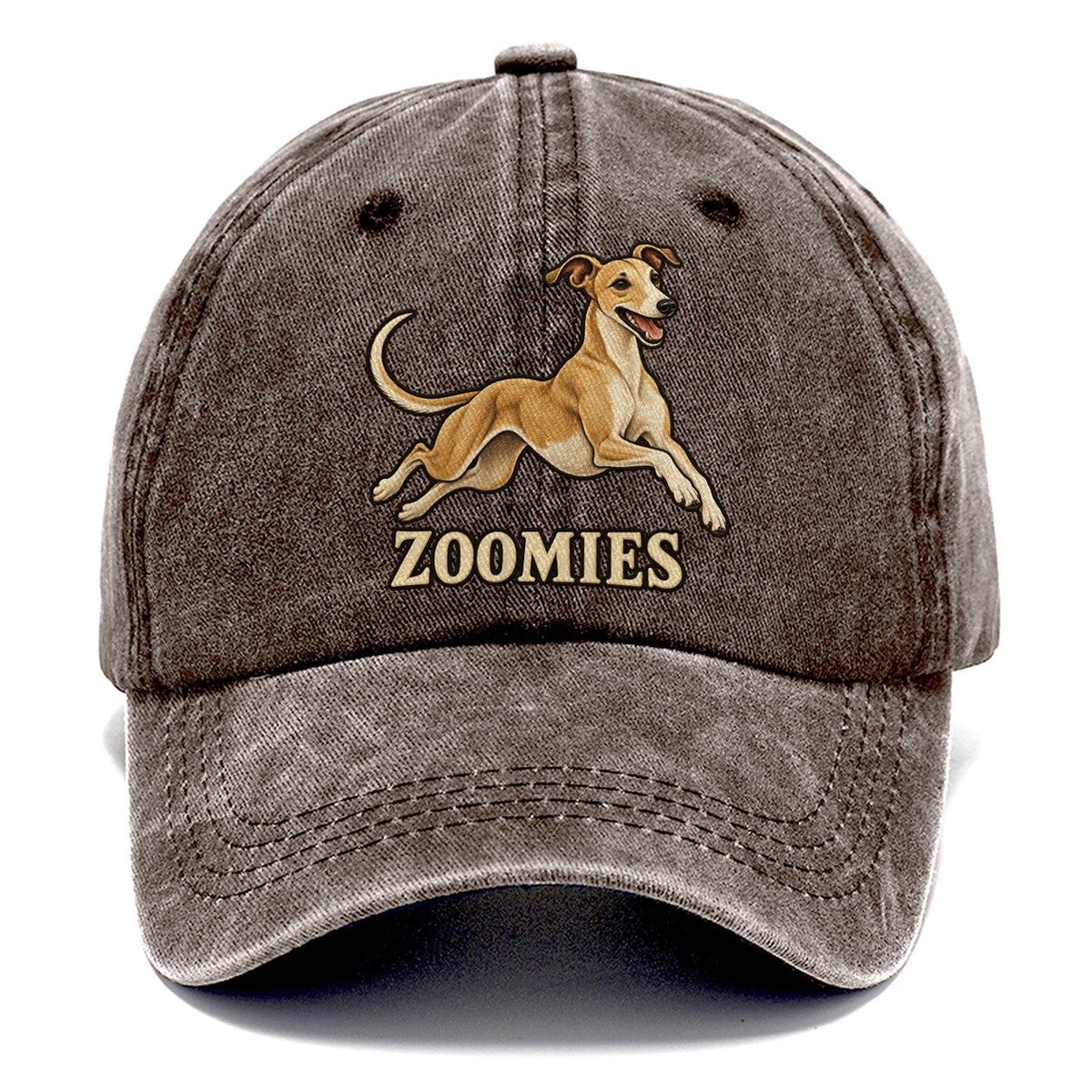 Whippet Zoomies Fan Favorites Classic Cap – Brown