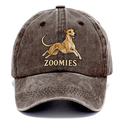 Whippet Zoomies Fan Favorites Classic Cap – Brown