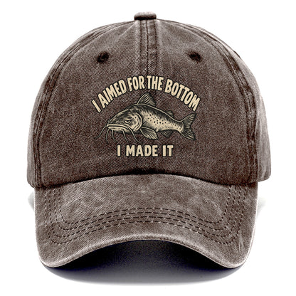 Catfish Aimed Bottom No Worm Club Classic Cap – Brown
