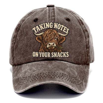 Highland Snack Notes Character Club Classic Cap – Brown
