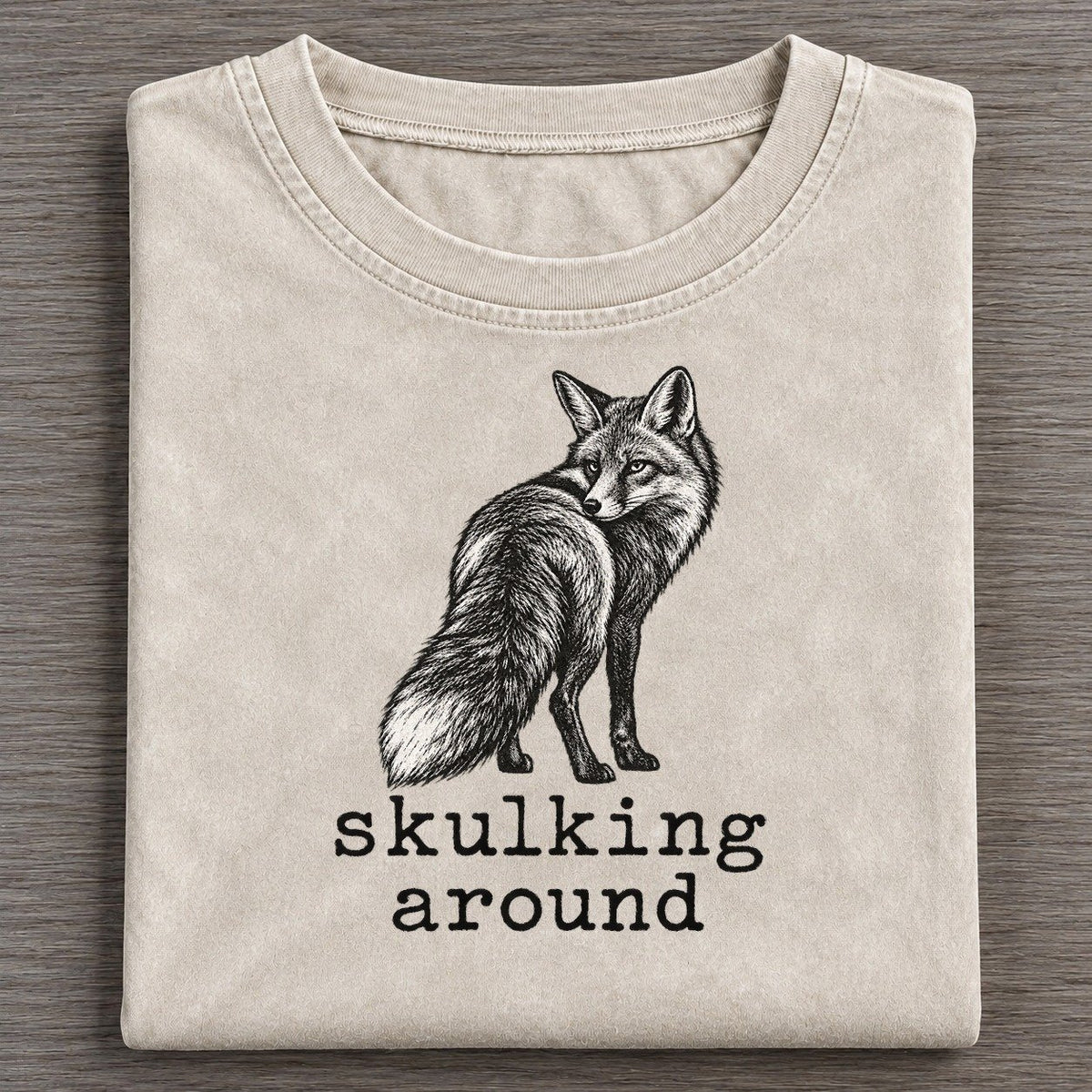 Skulking Around Collective Nouns Vintage T-shirt – Off White