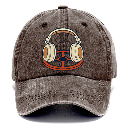 Headphones On The Coil Treasure Hunting Classic Cap – Brown