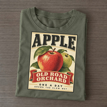 Apple Orchard Crate Classic T-shirt – Army Green