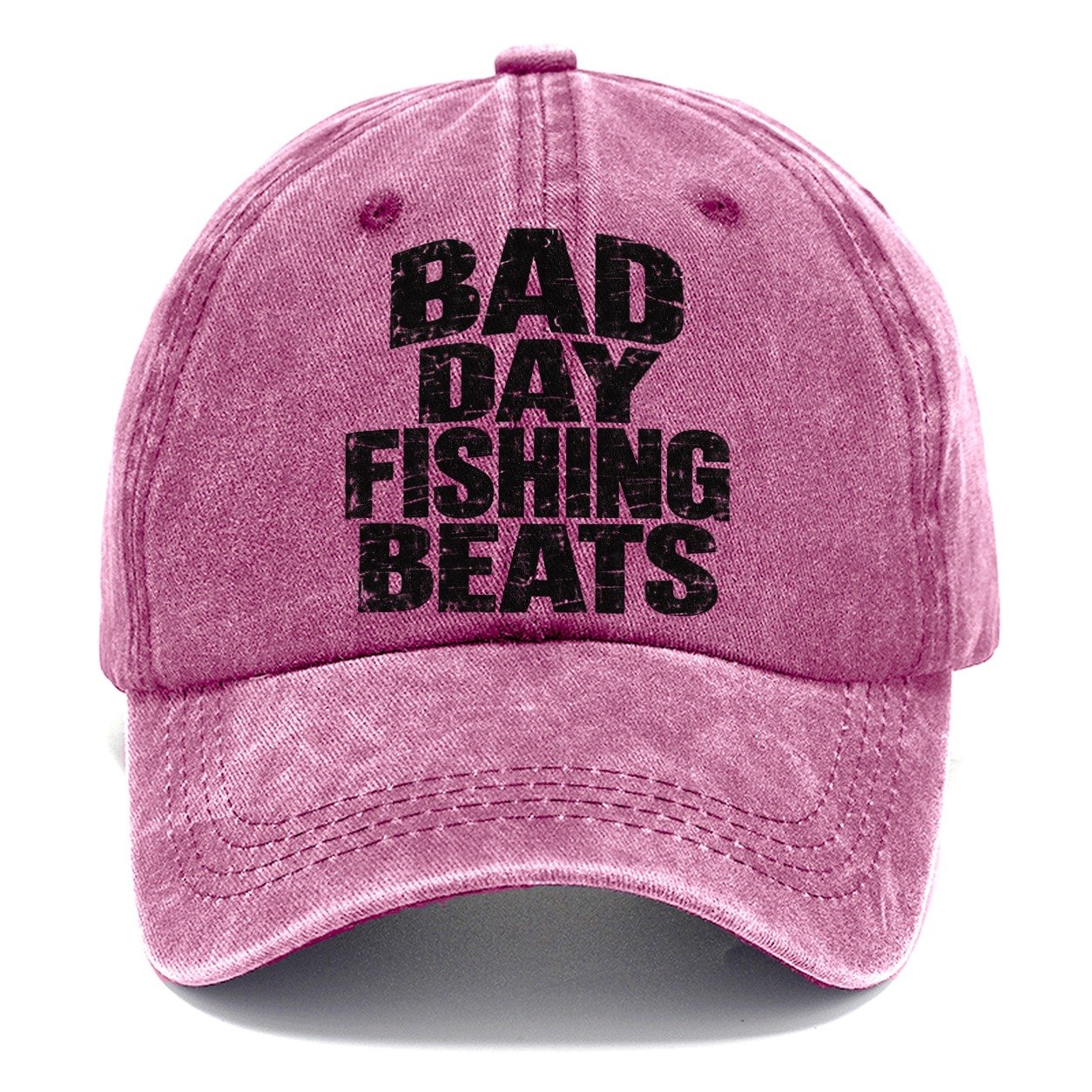 Bad Day Fishing Beats Fishing Club Classic Cap – Dusty Rose