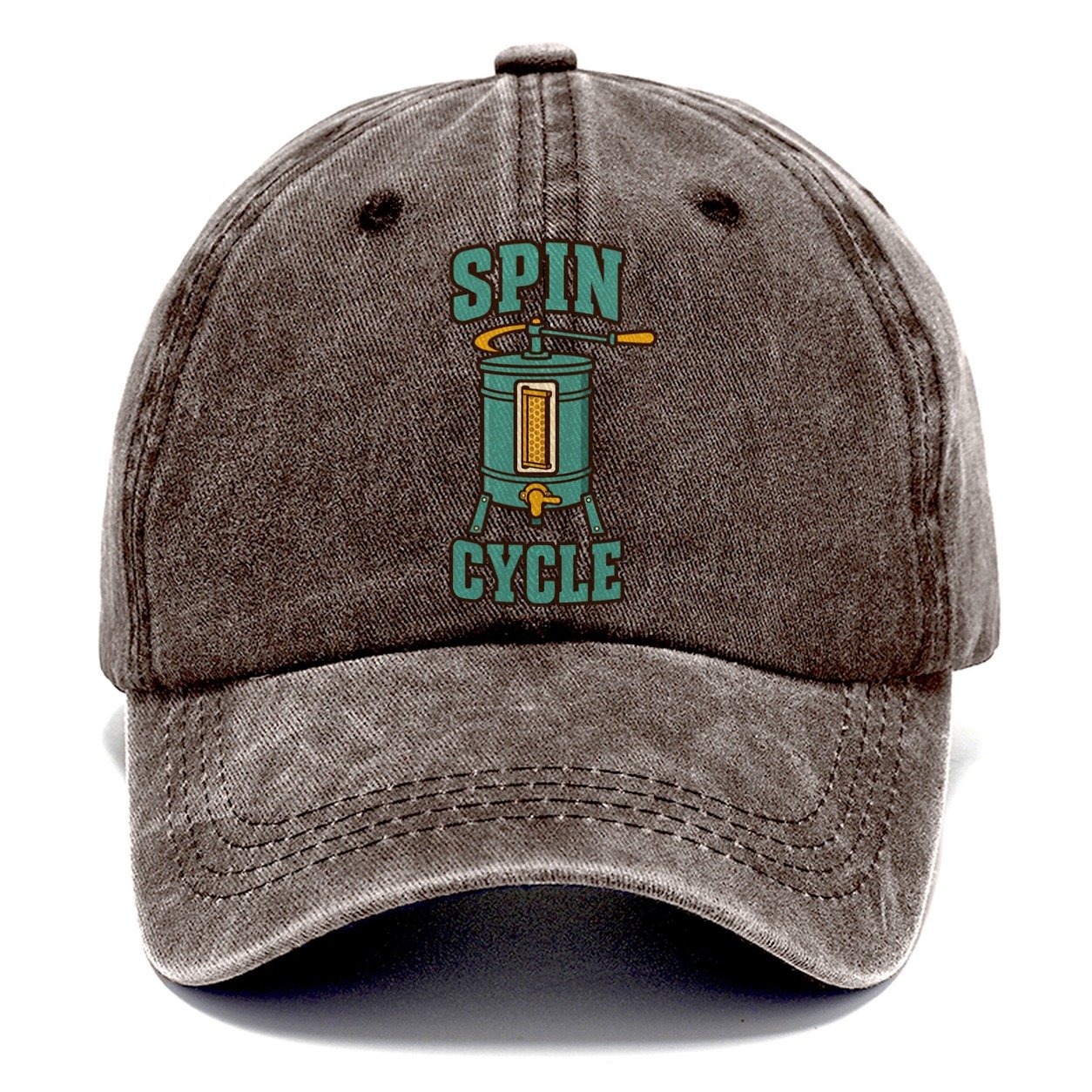 Spin Cycle Beekeeping Classic Cap – Brown