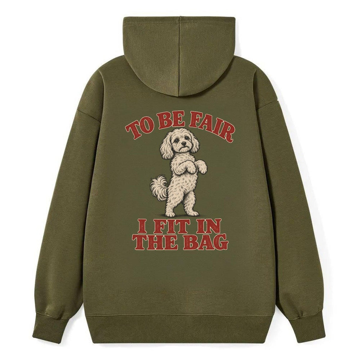 Maltipoo Dog Declarations Classic Pullover Hoodie – Armygreen