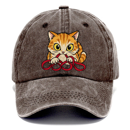 The Floss Bandit Needlework Classic Cap – Brown