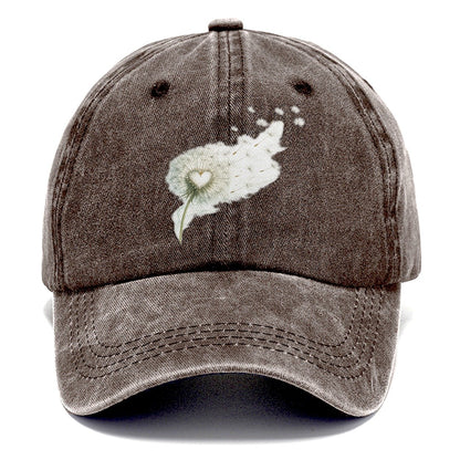 Claddagh Symbol Washed Classic Cap – Brown