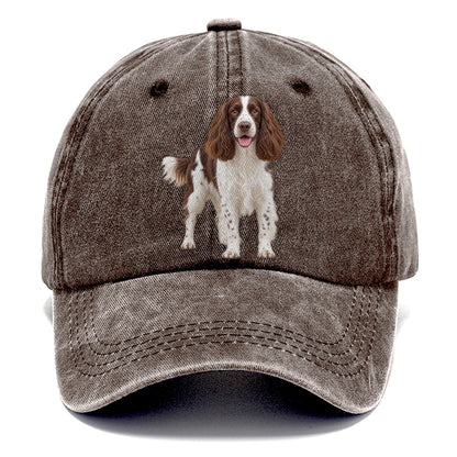 English Springer Spaniel Standing Top Breeds Classic Cap – Brown