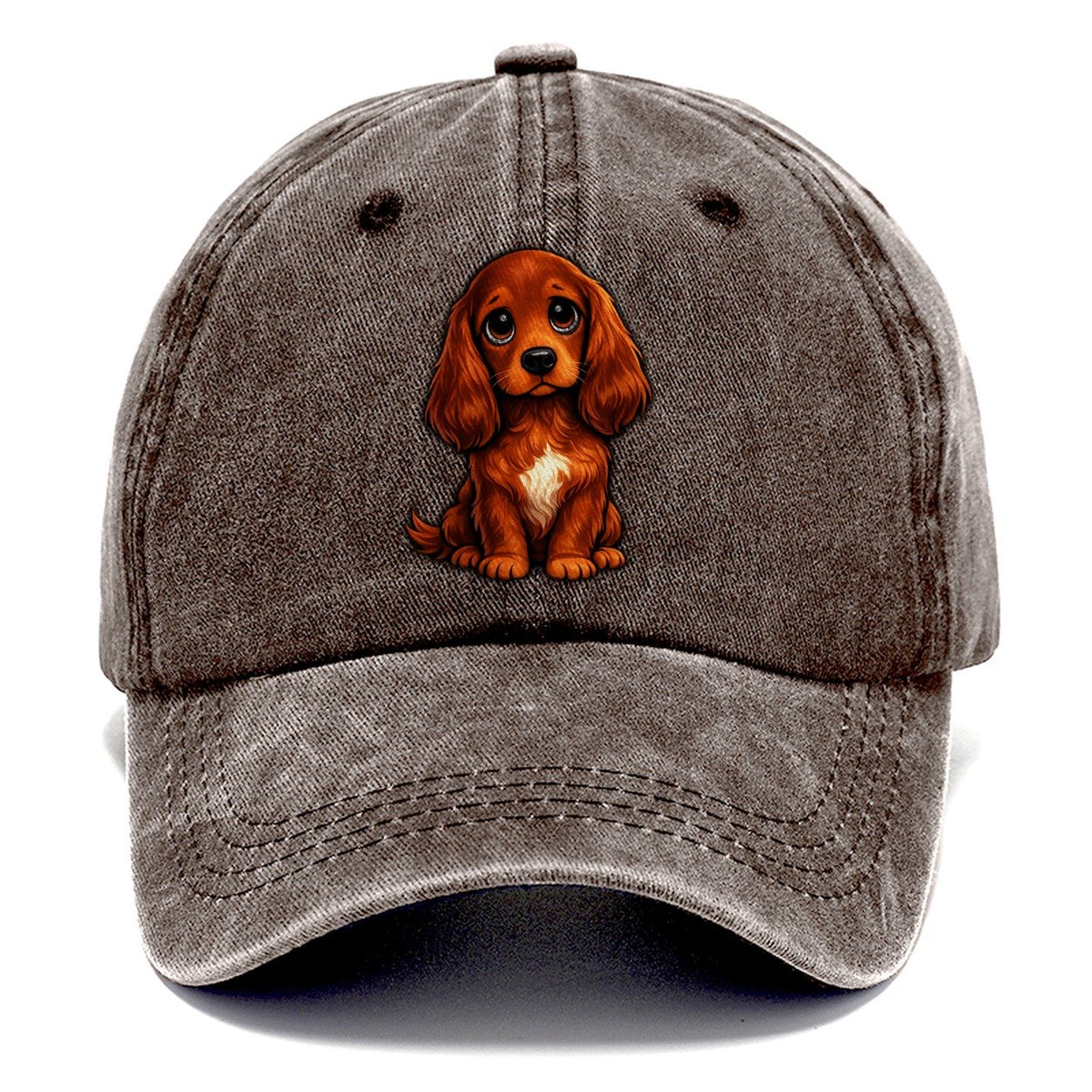 Irish Setter Sitting Sweetheart Classic Cap – Brown