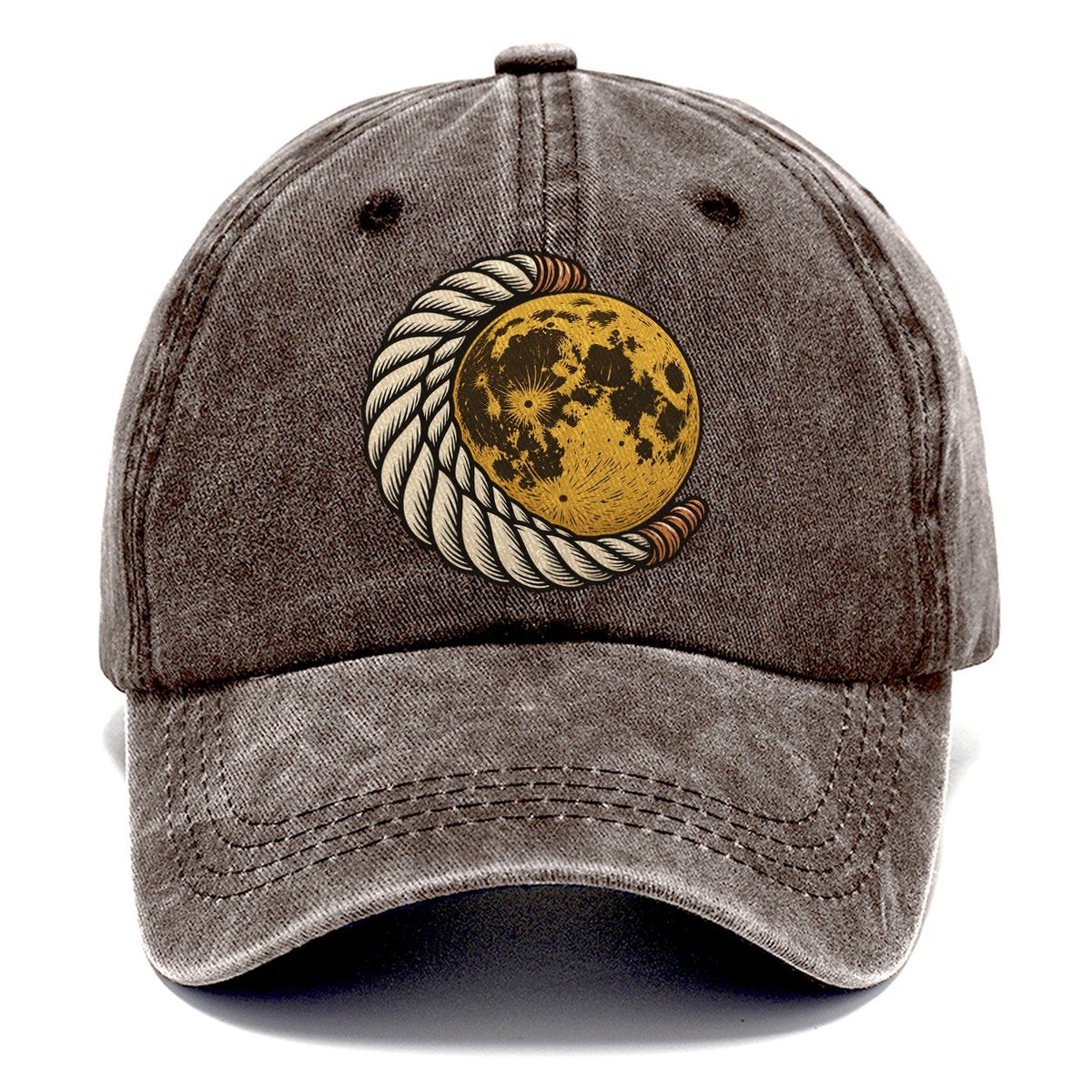 Lariat Moon Loop Sundown Familiars Classic Cap – Brown