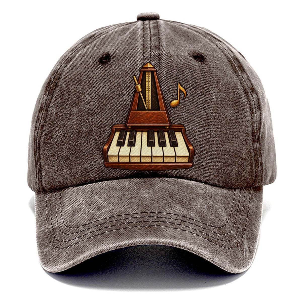 Piano And Metronome Everyday Originals Classic Cap – Brown