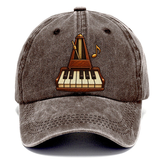 Piano And Metronome Everyday Originals Classic Cap – Brown