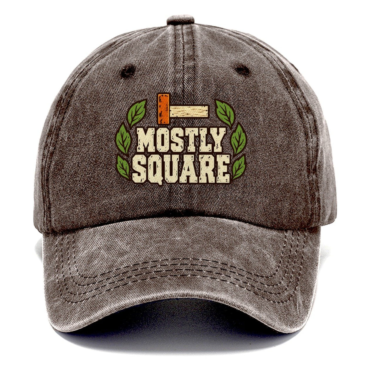 Mostly Square Woodworking Classic Cap – Brown