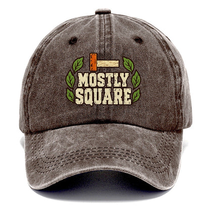 Mostly Square Woodworking Classic Cap – Brown