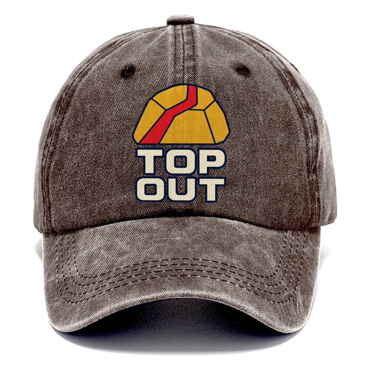 Top Out Rock Climbing Classic Cap – Brown