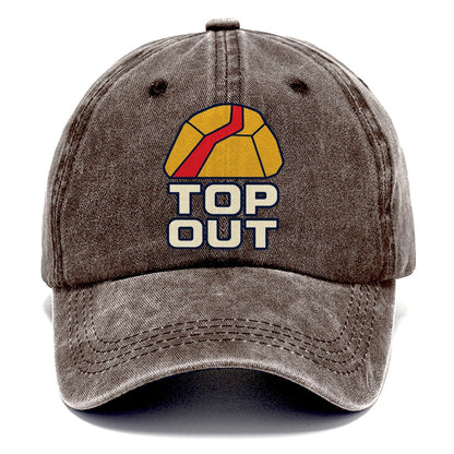 Top Out Rock Climbing Classic Cap – Brown