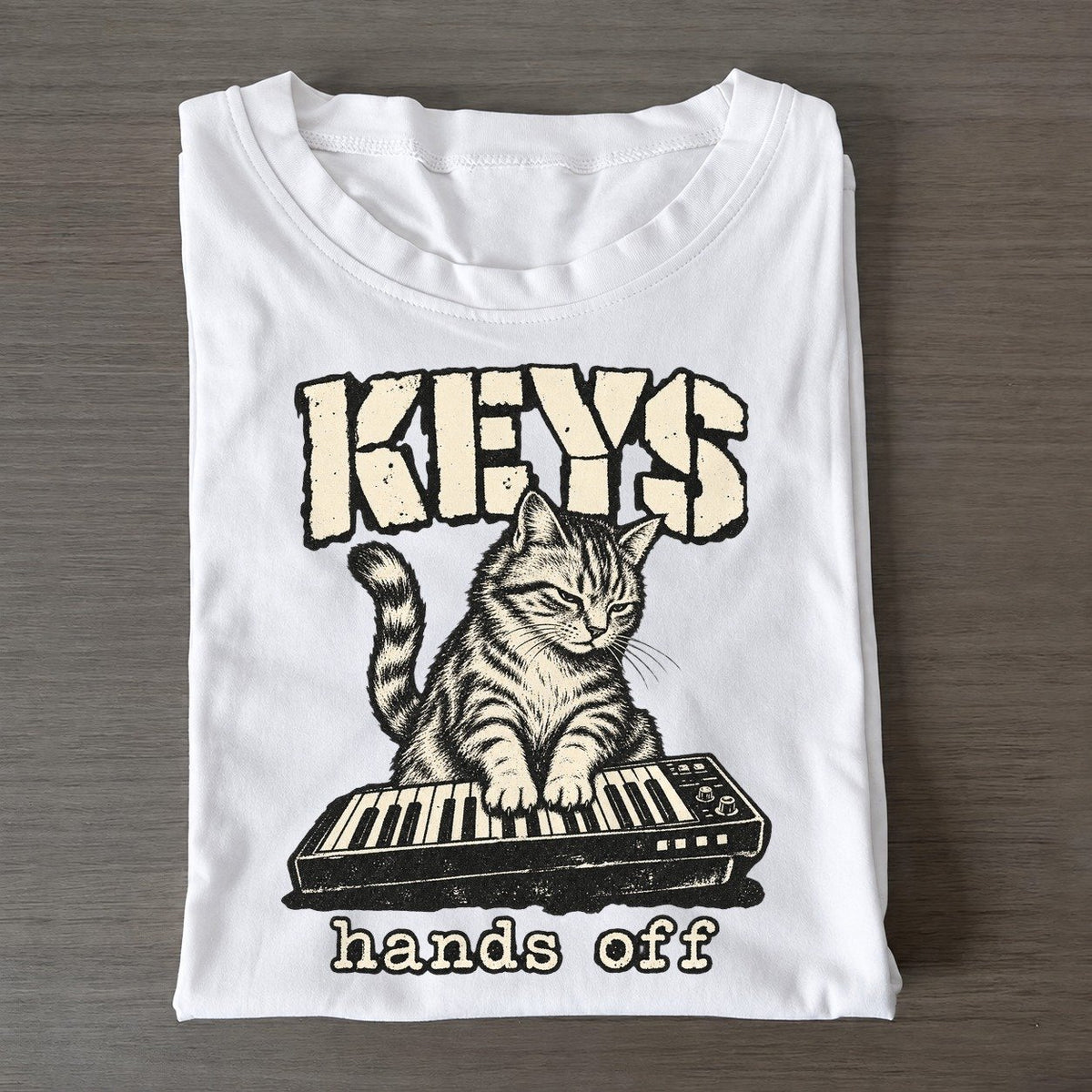 Keys Alley Cat Records Classic T-shirt – White