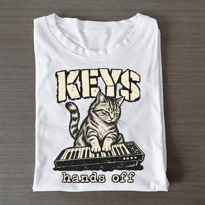 Keys Alley Cat Records Classic T-shirt – White