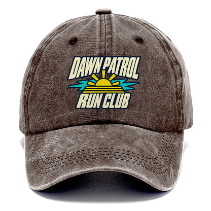 Dawn Patrol Run Club 90S Running Clubs Classic Cap – Brown