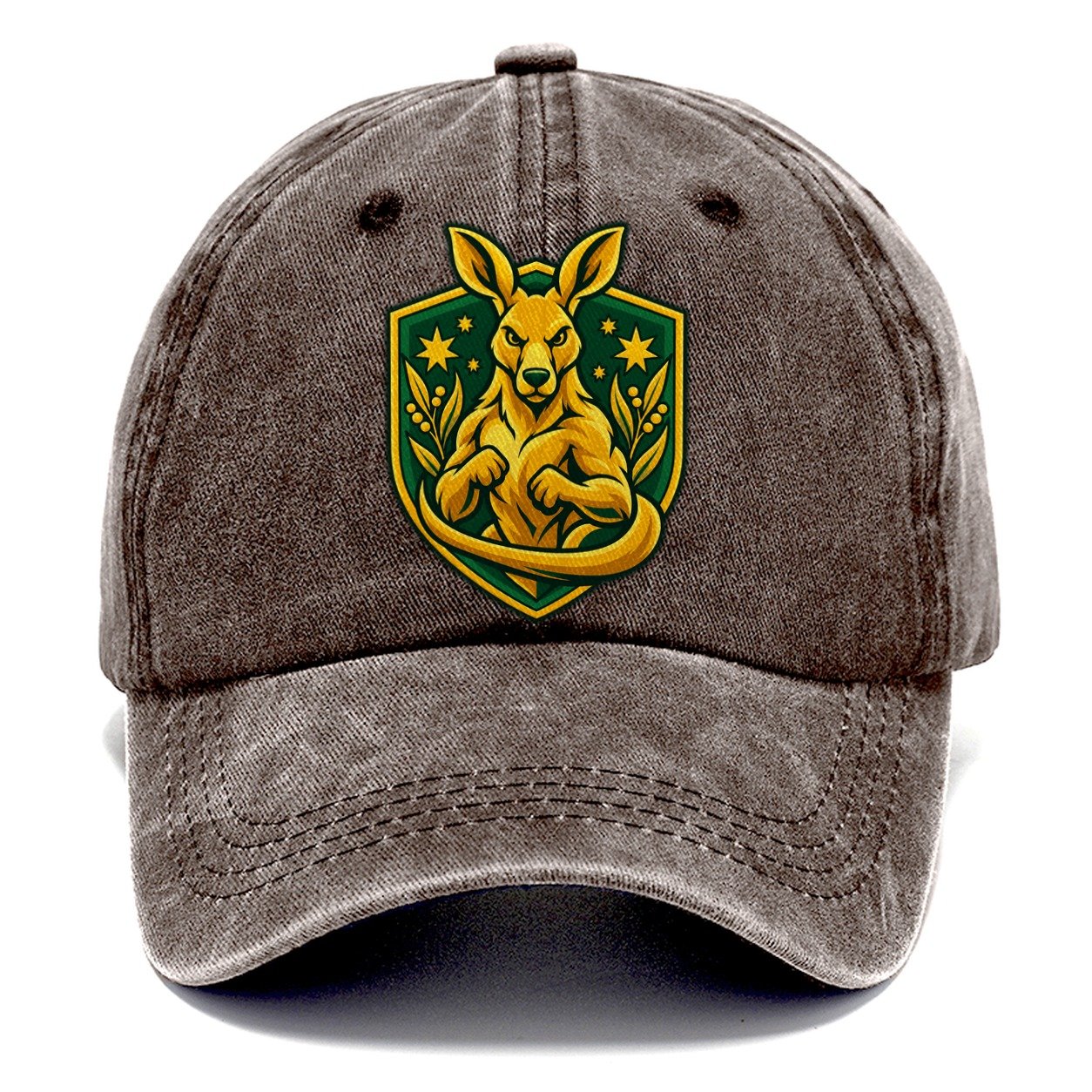Australia Minimal Emblem Country Logos Classic Cap – Brown