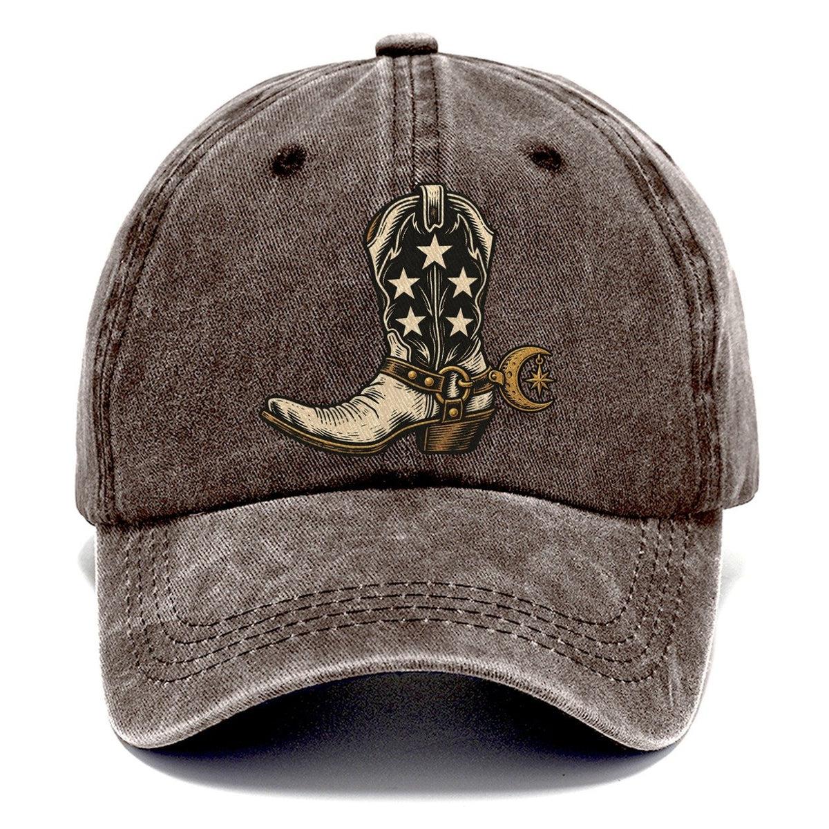 Star Studded Boot Sundown Familiars Classic Cap – Brown