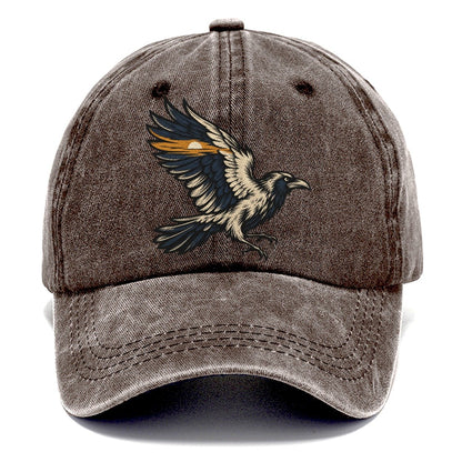 Raven Horizon Wing Sundown Familiars Classic Cap – Brown