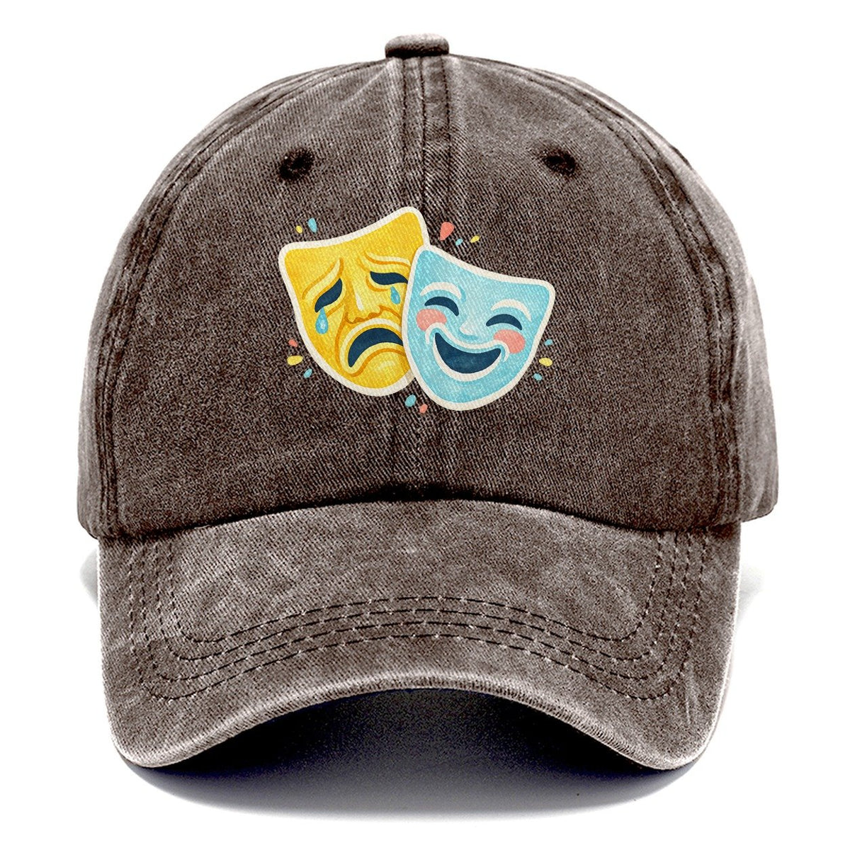 Black Labrador Portrait Classic Cap – Brown