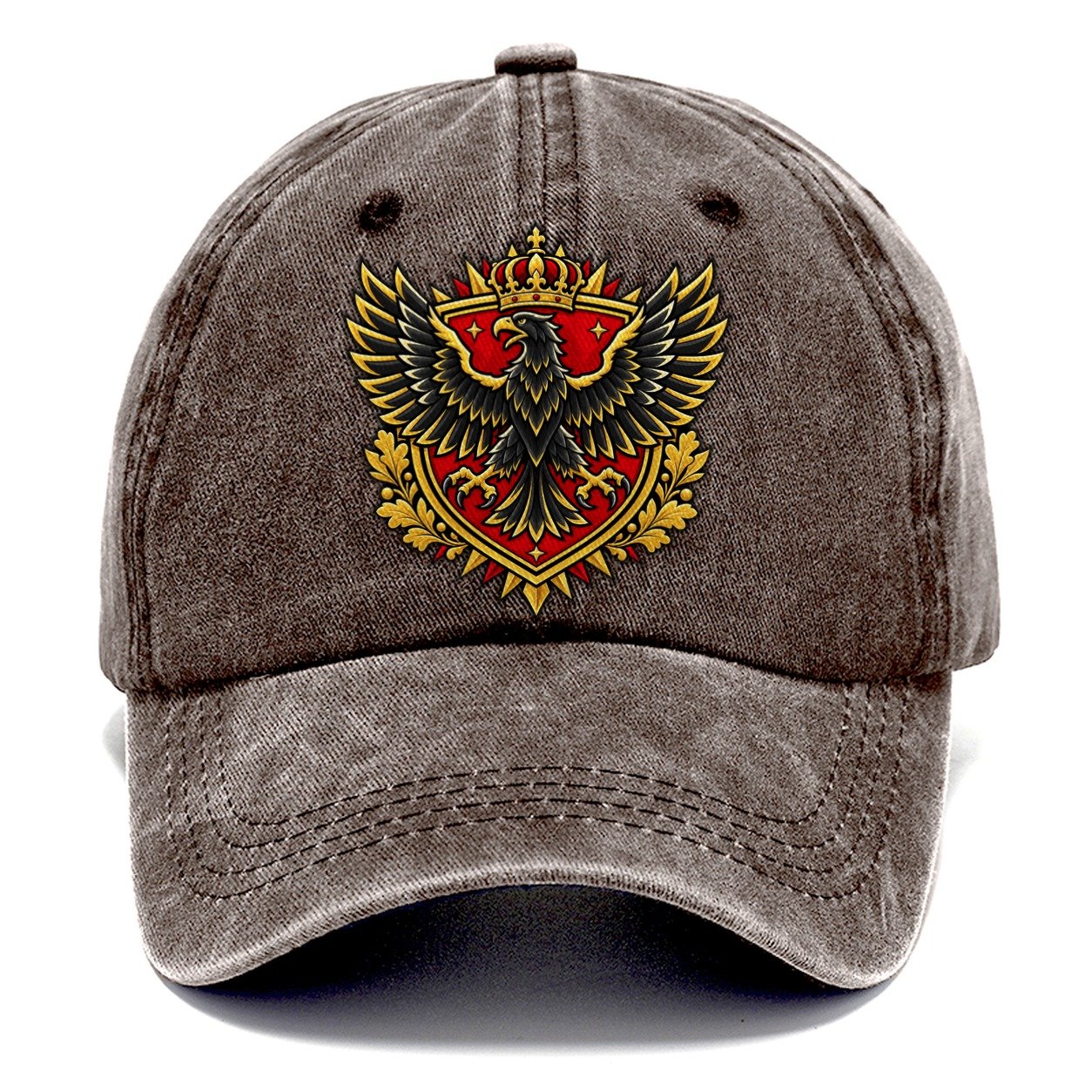 Germany Heraldic Crest Country Logos Classic Cap – Brown