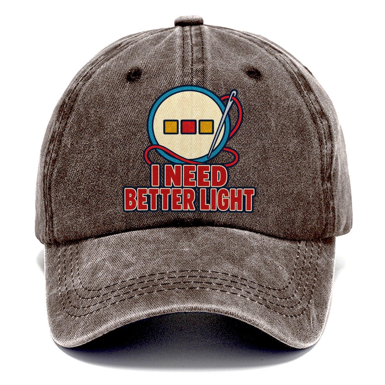 I Need Better Light And Needlework Classic Cap – Brown